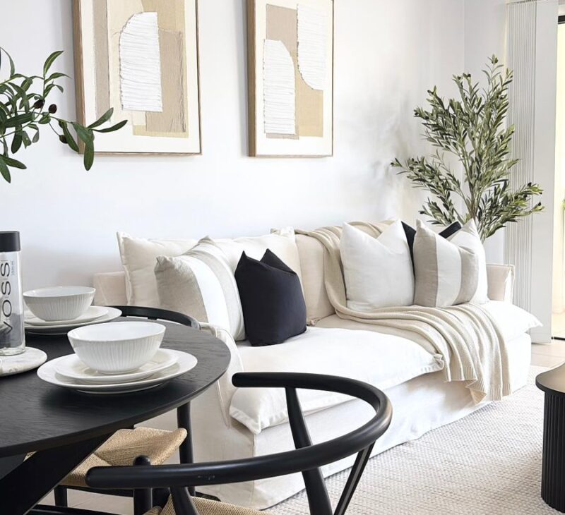 Modern styled living room