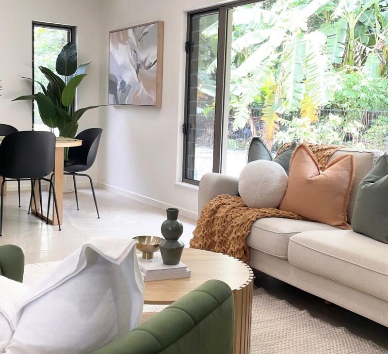 Modern styled living room
