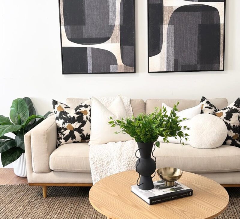 Modern styled living room